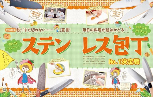三徳包丁の殿堂入りは? LDKおすすめの包丁おすすめ イメージ