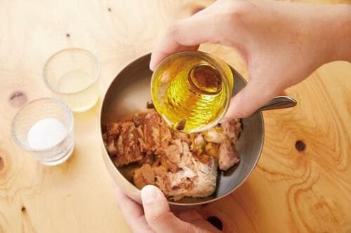 ほぐしサバとオリーブオイルとレモンのサンドイッチ イメージ3