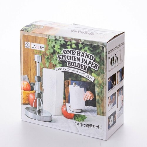 ペーパータオルホルダーおすすめ LASSRY ワンハンドキッチンペーパーホルダー イメージ2