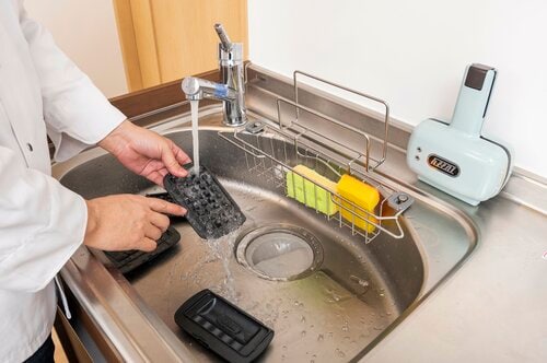 結果:プレートが外せるので水洗いも簡単。簡単に片づけが済みました! イメージ