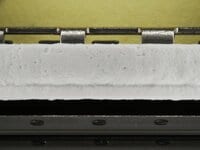 ⚫︎新品時と25日間使用後の刃とジェルスムーサーの拡大図 T字カミソリおすすめ イメージ15