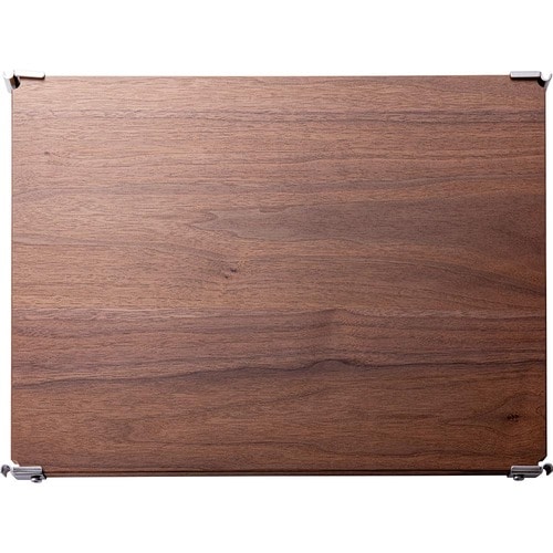 無印のスチールワゴンの使い方おすすめ 無印良品 ステンレスユニットシェルフ・追加棚・ウォールナット材 幅56cmタイプ用 イメージ1