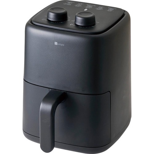 ノンフライヤーおすすめ ニトリ ノンオイルフライヤー(2L LD2S01 ブラック) イメージ