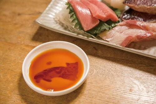 キャンドゥ「アニマル醤油皿 ネコハート」2