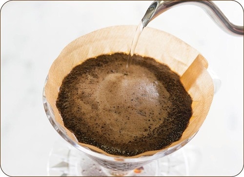 STEP8:必要量までお湯を注ぎ切る イメージ