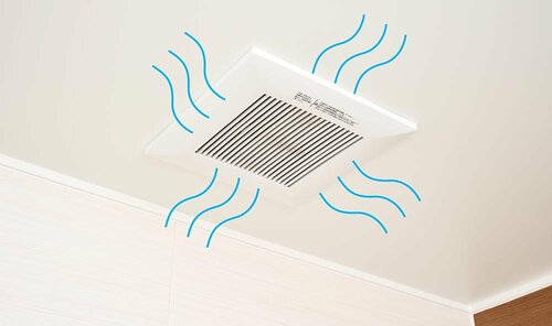 換気扇は24時間運転させておく 防カビ剤おすすめ イメージ