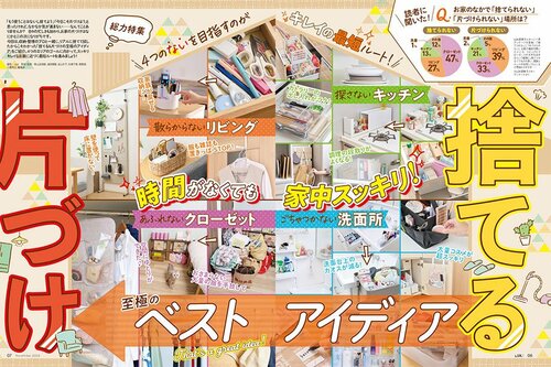 LDK11月号では「捨てる&片づけのベストアイディア」を大特集 イメージ