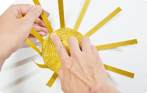 STEP4:底面の芯を立てる イメージ