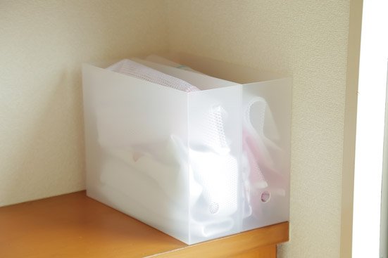 洗濯のネットの収納にも使えるんです!