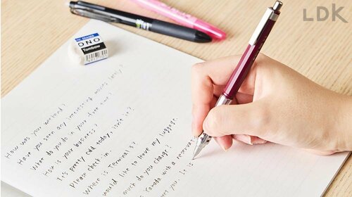 途中ノックなし&折れにくいから集中が途切れない イメージ