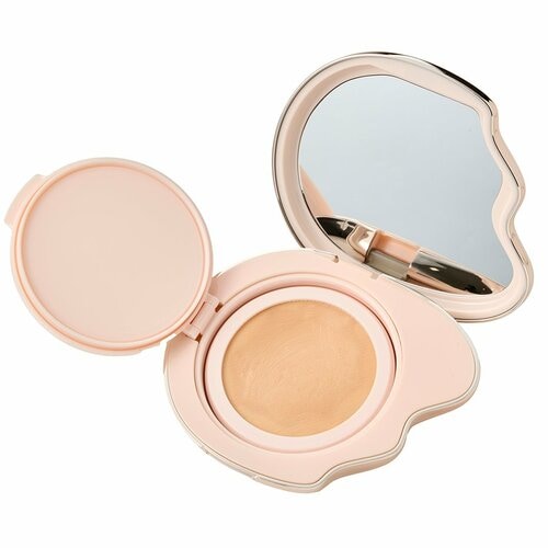 韓国クッションファンデーションおすすめ %Recipe Xファイン サテンウェア メッシュクッション/21N アイボリー イメージ2