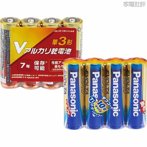 テスト3:コスパ 乾電池おすすめ イメージ
