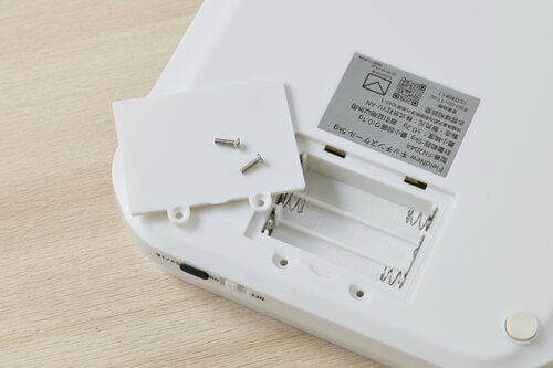 USB充電と単4形乾電池の2way電源 キッチンスケールおすすめ イメージ2