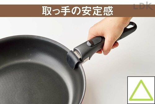 取っ手の安定感 フライパンセットおすすめ イメージ