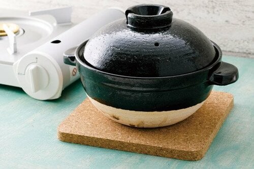 ④約1.5cmの安心の厚み熱にも安心のコルク鍋しき イメージ
