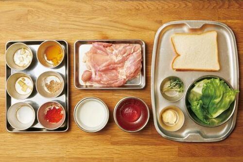 「タンドリーチキンのサンド」をつくる イメージ