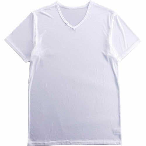 メンズ冷感インナーシャツおすすめ ニッセン 超冷感AIR メッシュ V首半袖インナー 2枚組（接触冷感・吸汗速乾・UVカット） イメージ