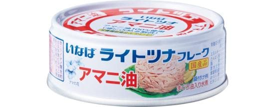 いなば食品:ライトツナフレーク アマニ油【国産品】:缶詰