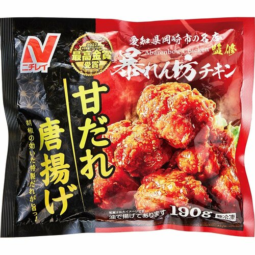 冷凍から揚げおすすめ ニチレイフーズ 暴れん坊チキン監修 甘だれ唐揚げ イメージ1