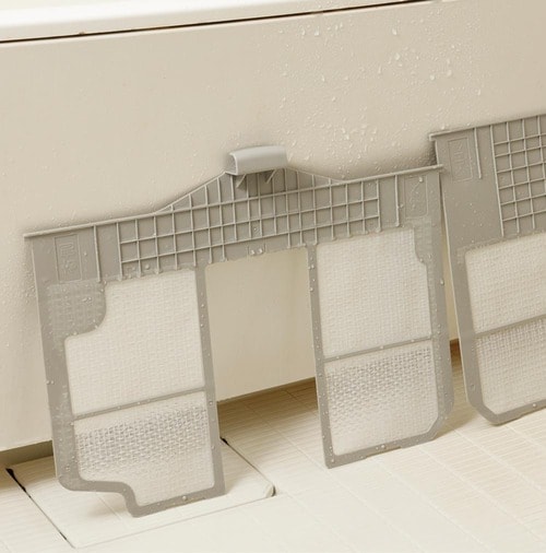 STEP2:洗い流して乾燥させる 防カビ剤おすすめ イメージ