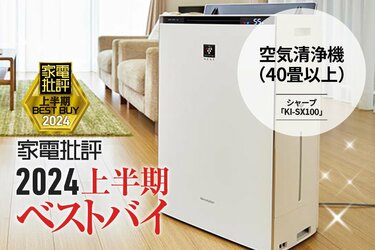 空気清浄機(40畳以上)】ホコリ・ニオイ・花粉を超吸引！シャープ「KI-SX100」【家電