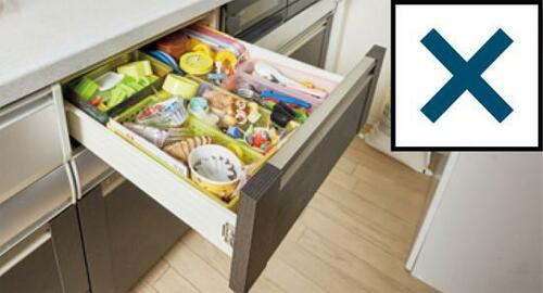 時短動線の収納術2：調味料はコンロ脇を活用 イメージ2