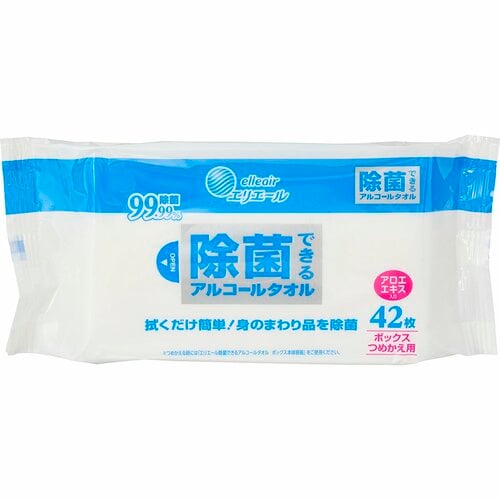 ウェットティッシュおすすめ 大王製紙 エリエール 除菌できるアルコールタオル イメージ3