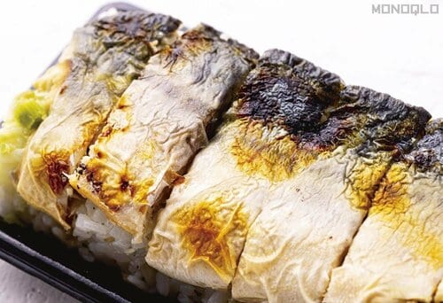 2:鯖の香ばしい焼き目が味の決め手に! 番匠本店「おとなの焼き鯖寿し」おすすめ イメージ