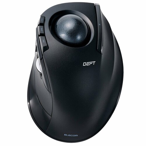 トラックボールマウスおすすめ エレコム 無線 トラックボール(人差し指操作タイプ)M-DT2DRBK イメージ1