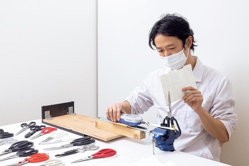 テスト2:指への負荷 キッチンバサミおすすめ イメージ