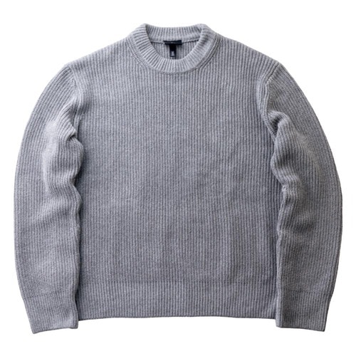 メンズセーターおすすめ H&M ルーズフィット ホールニットコットンセーター イメージ
