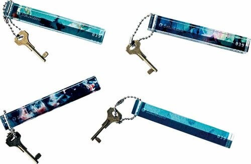 カラフルな水族館へようこそ 「「saku×labo」ラボの鍵付きルームキーホルダー」 イメージ