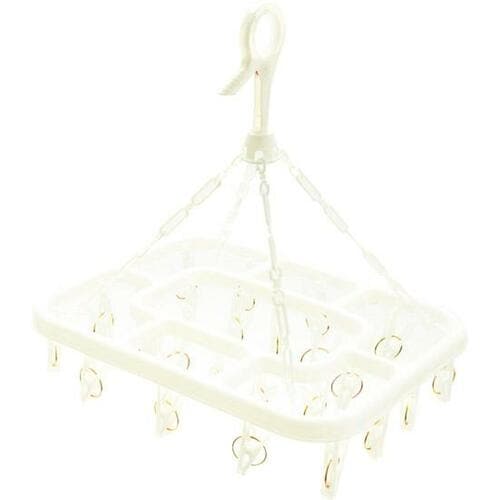 セリア:ピンチハンガー 角型 24P:ランドリーグッズ