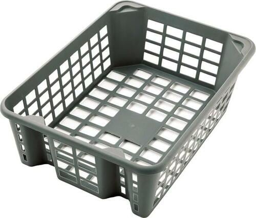 デカ収納が可能な「積み重ねできるバスケット」 イメージ