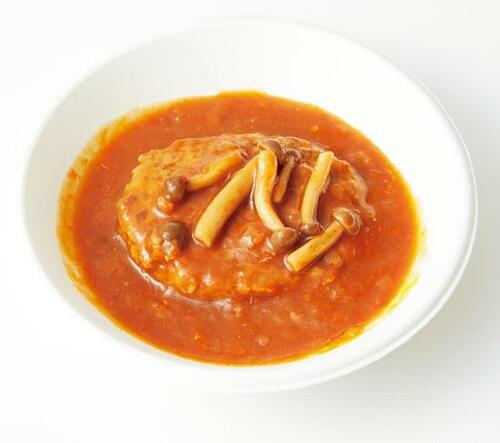 C評価: 肉の風味が少々薄め……IZAMESHI「煮込みハンバーグ」