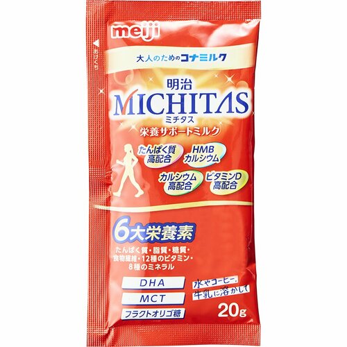 大人向け粉ミルクおすすめ 明治 MICHITAS 栄養サポートミルク イメージ2