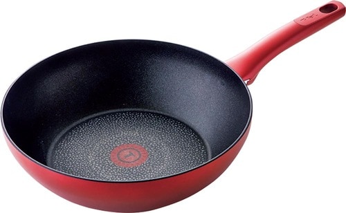 煮物も焼き物もこれ一つ! ティファール「IHルビー エクセレンス ウォックパン28cm」 イメージ