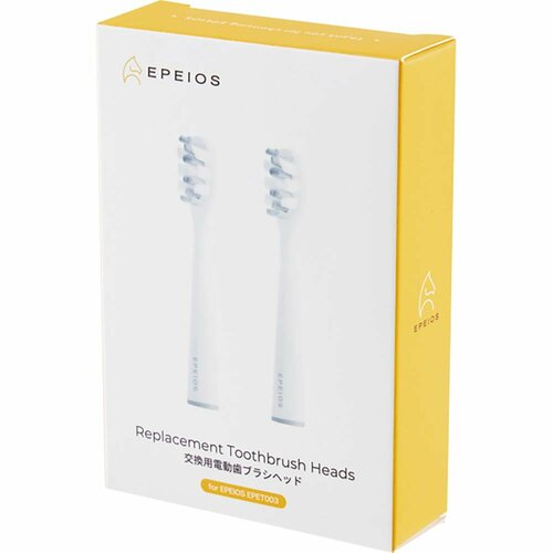 電動歯ブラシおすすめ EPEIOS 替えブラシ (2本)レギュラー イメージ2