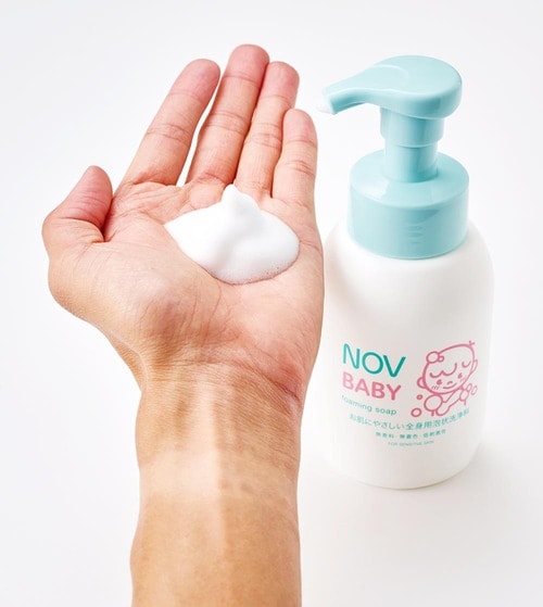泡切れがよくてさっぱり流れる ベビーソープおすすめ イメージ