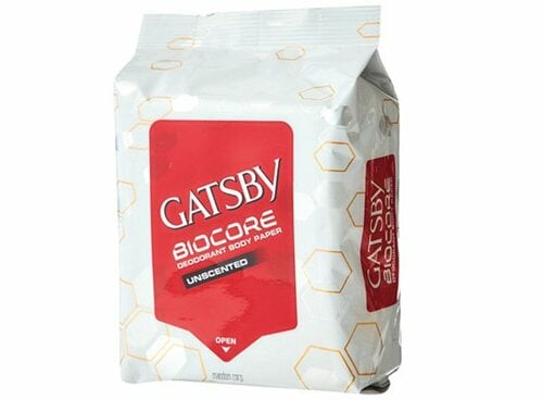 制汗シート:消臭:汗:MANDOM:GATSBY:ギャツビー:バイオコア デオドラントボディペーパー