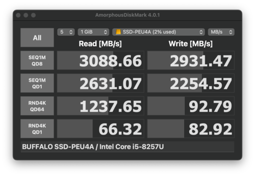 ▼Apple「MacBook Pro (13インチ, 2019)」 【胸ポケットに入る史上最速SSD】バッファローの最新ポータブルSSDが「新世代」過ぎた(MONOQLO)おすすめ イメージ