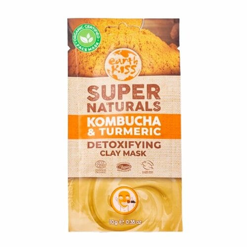 洗い流すパックおすすめ Earth Kiss ヴィーガンオーガニッククレイマスク(コンブチャ&ターメリック) 〈チャイの香り〉 イメージ1