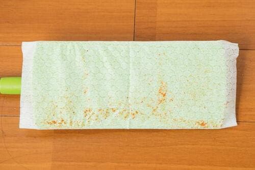 掃除機では取り切れないゴミはドライシートでサッとひと拭き イメージ2