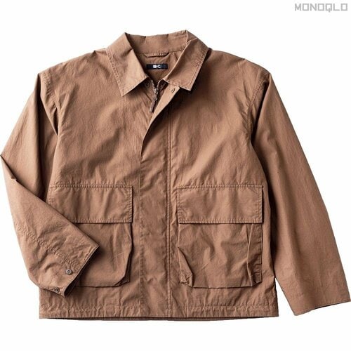 アイテム1:UNIQLO:C「コットンショートブルゾン」 格安メンズファッションコーデおすすめ イメージ