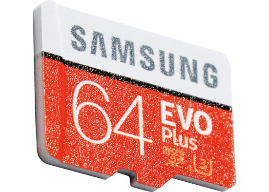 サムスン:microSDカード EVO Plus 64GB:SDカード