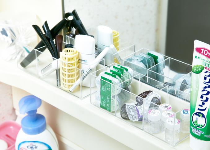 洗面台がゴチャゴチャしちゃう なら ダイソーの アレ が効果抜群なんです 360life サンロクマル