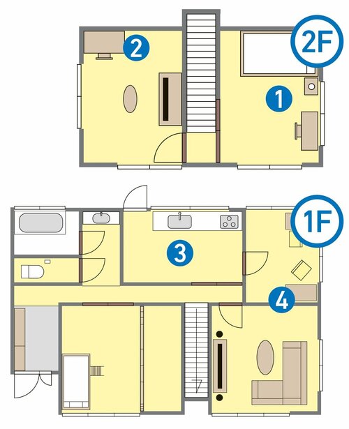 【検証方法】戸建てにルーターを設置して4部屋で速度を計測 Wi-Fiルーターおすすめ イメージ