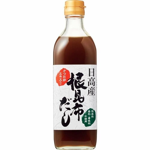 根昆布の液体だしおすすめ ヤマチュウ食品 日高産根昆布だし イメージ