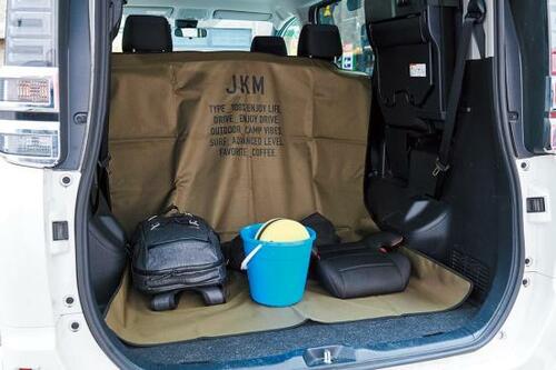 オートバックス「JKM 2WAY ラゲッジシート オリーブドラブ」２