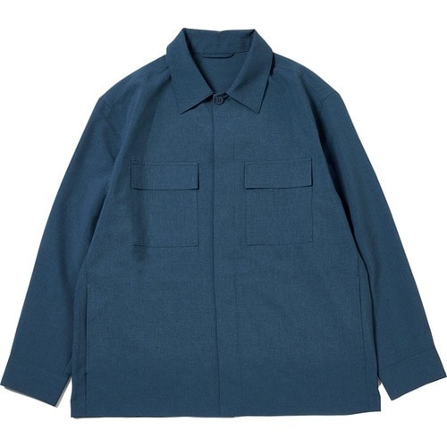 白スニーカーおすすめ GU ドライイージーケアCPOシャツ （長袖）SW（セットアップ可能） イメージ1